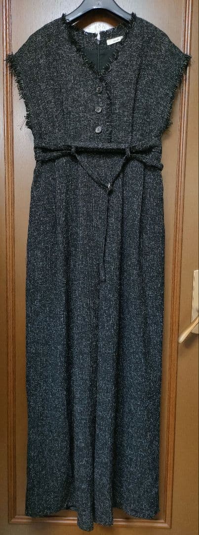 TWEED FRINGE ALL IN ONE　CLANE