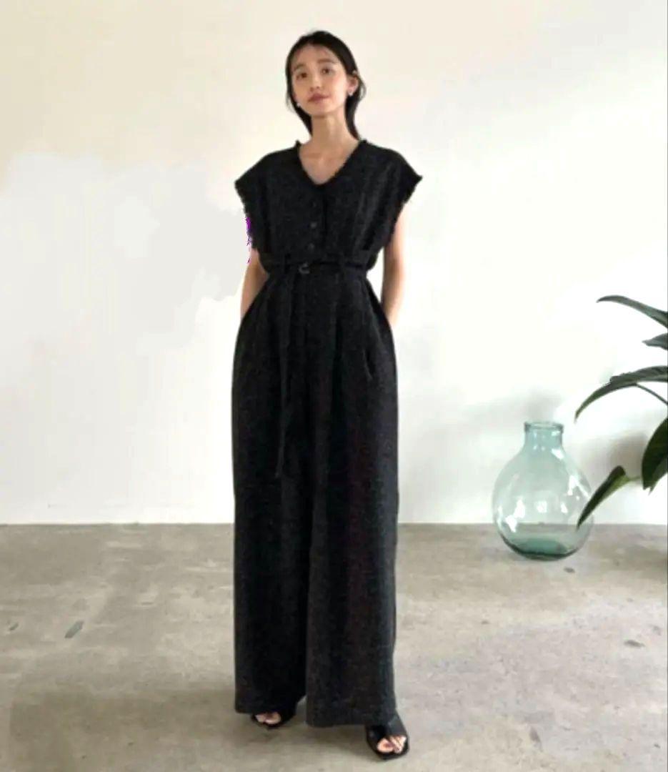 TWEED FRINGE ALL IN ONE　CLANE