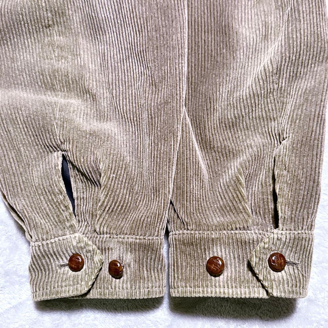 80s【極美品】バーバリーズ コーデュロイジャケット ノバチェック くるみボタン