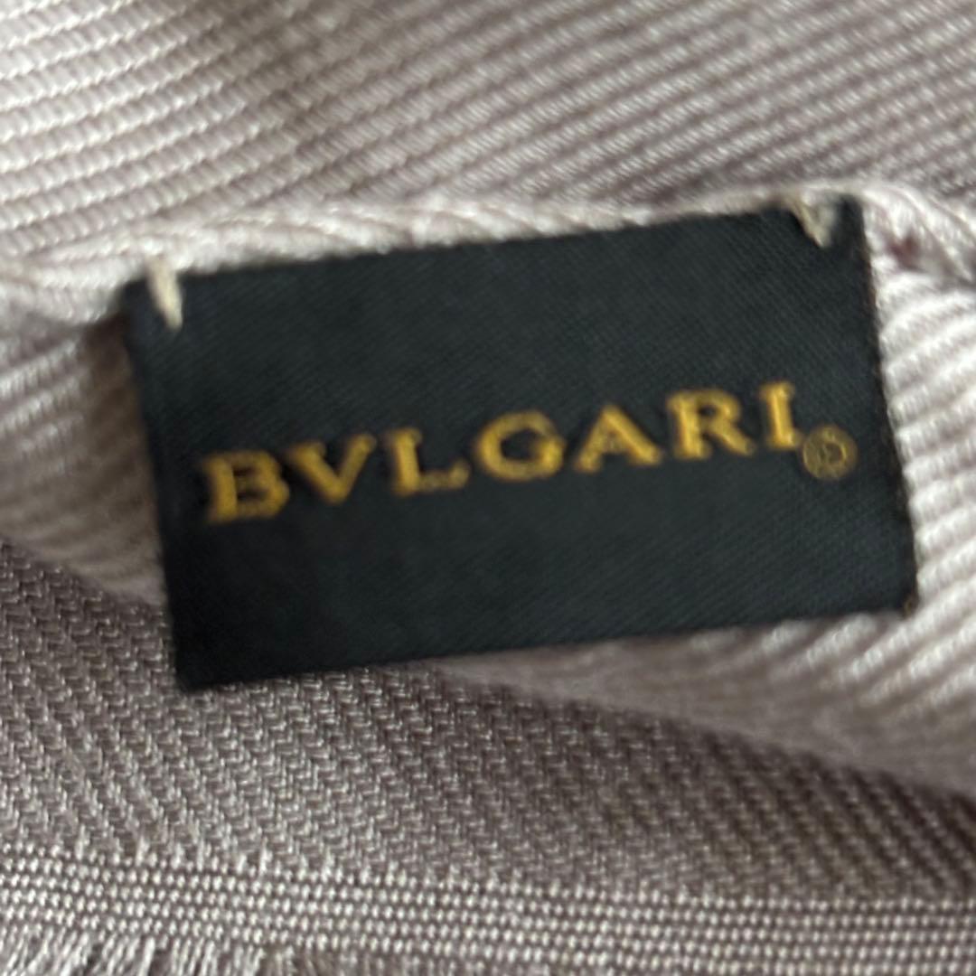 【BVLGARI　ブルガリ】ストール　ショール　 マフラー　ロゴ
