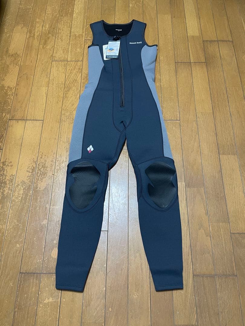 montbell ロングジョンウェットスーツ レディースS ダークグレー