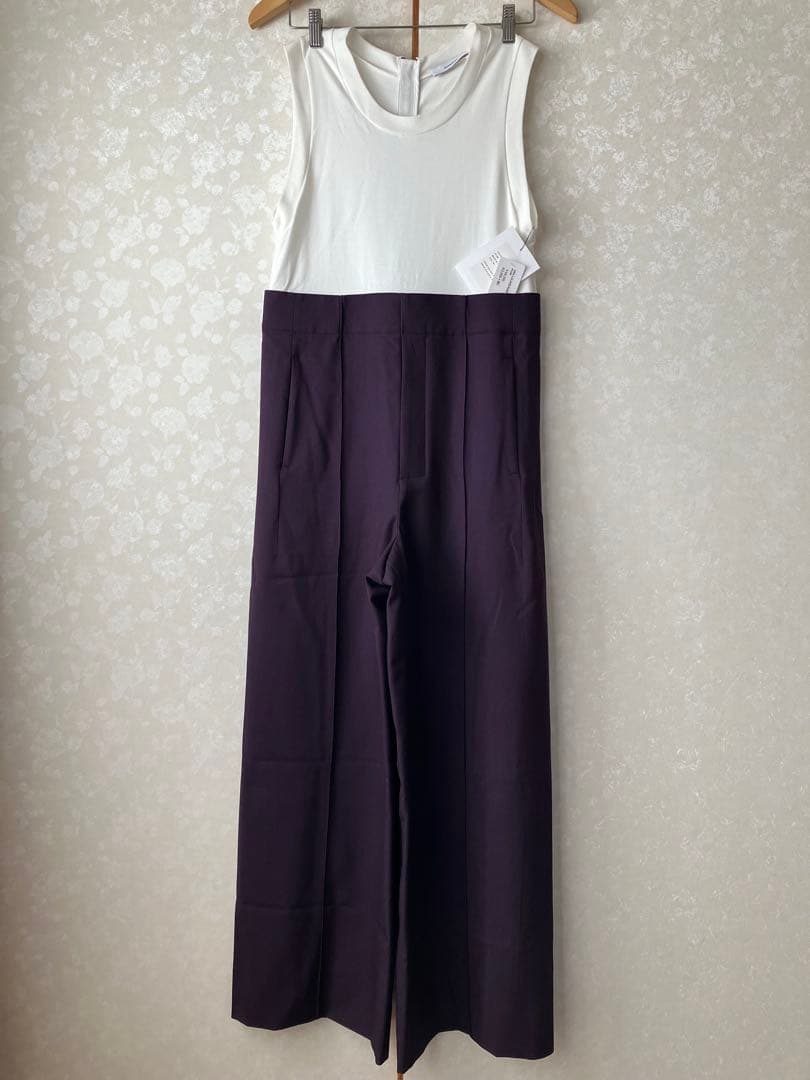 OVERCOAT ノースリーブ ワイドパンツオールインワン トラウザー