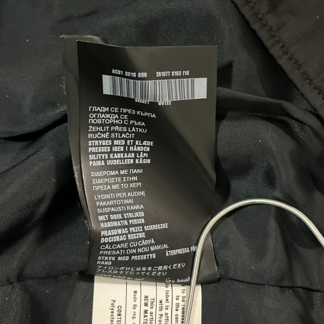 PRADA プラダ ナイロン ロングコート ステンカラーコート ブラック 36S