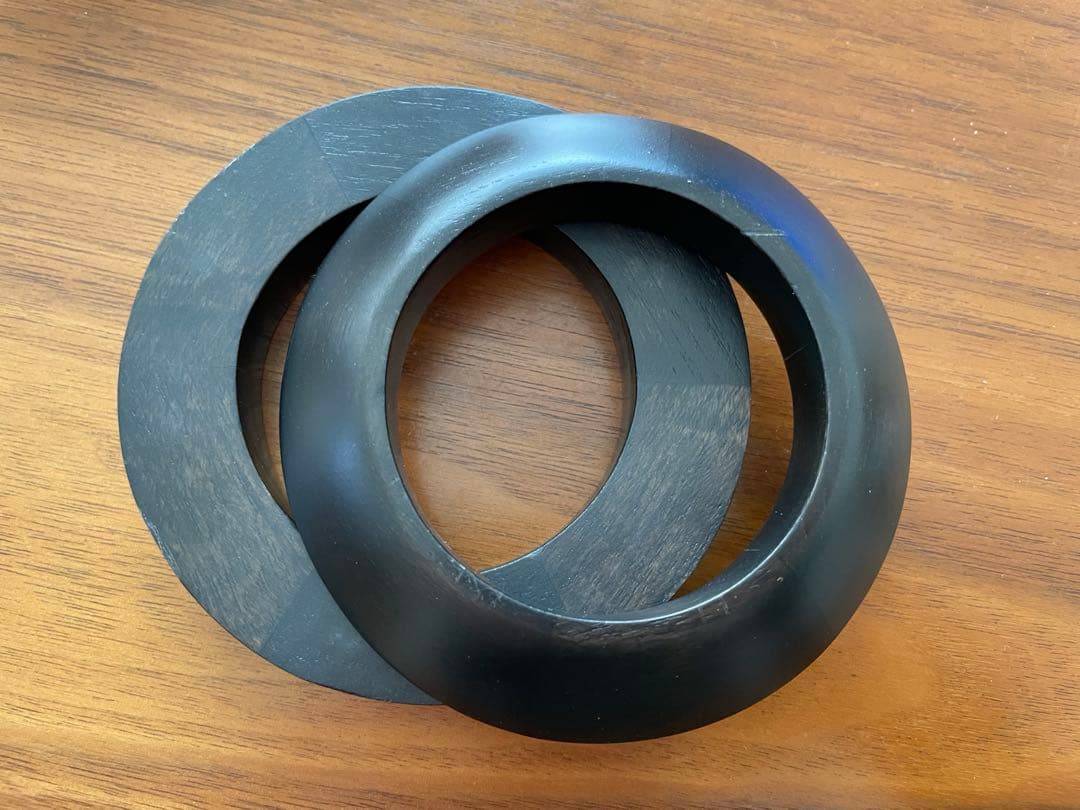 IÉNA HI-CORAZON BK WOOD PUZZLE BANGLE