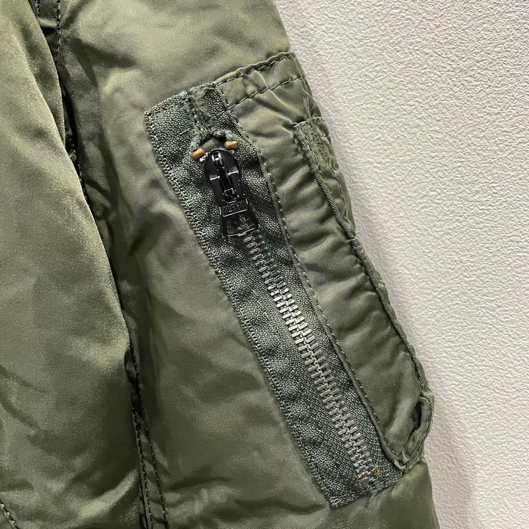 90s ALPHA INDUSTRIES MA-1 フライトジャケットMサイズ
