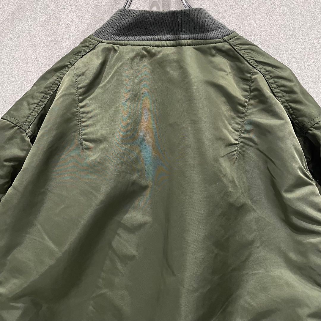 90s ALPHA INDUSTRIES MA-1 フライトジャケットMサイズ