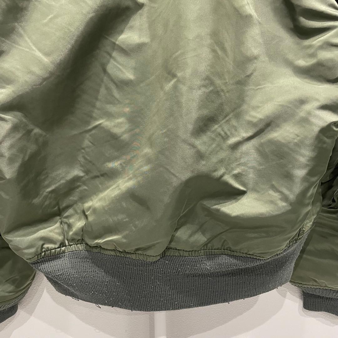 90s ALPHA INDUSTRIES MA-1 フライトジャケットMサイズ