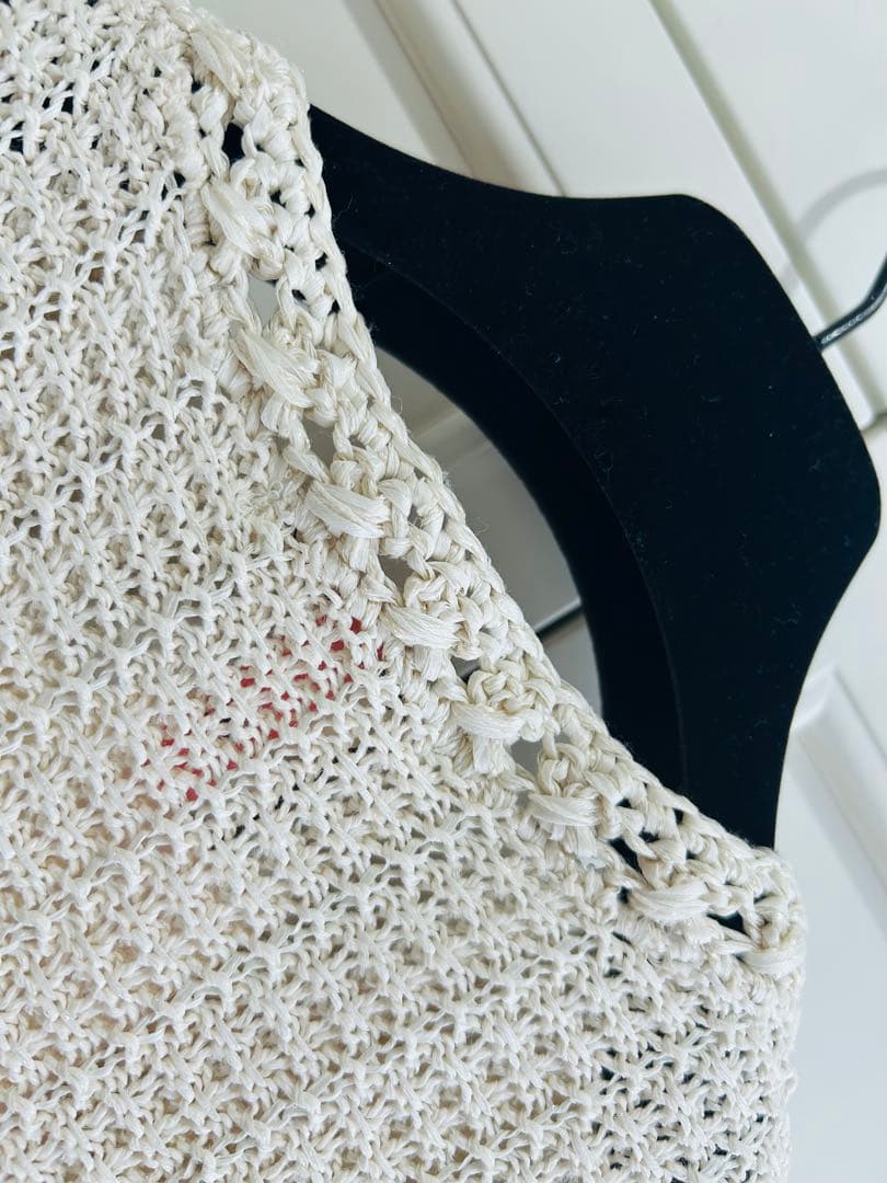 エストネーション ESTNATION ラフィアタッチニットジャケット