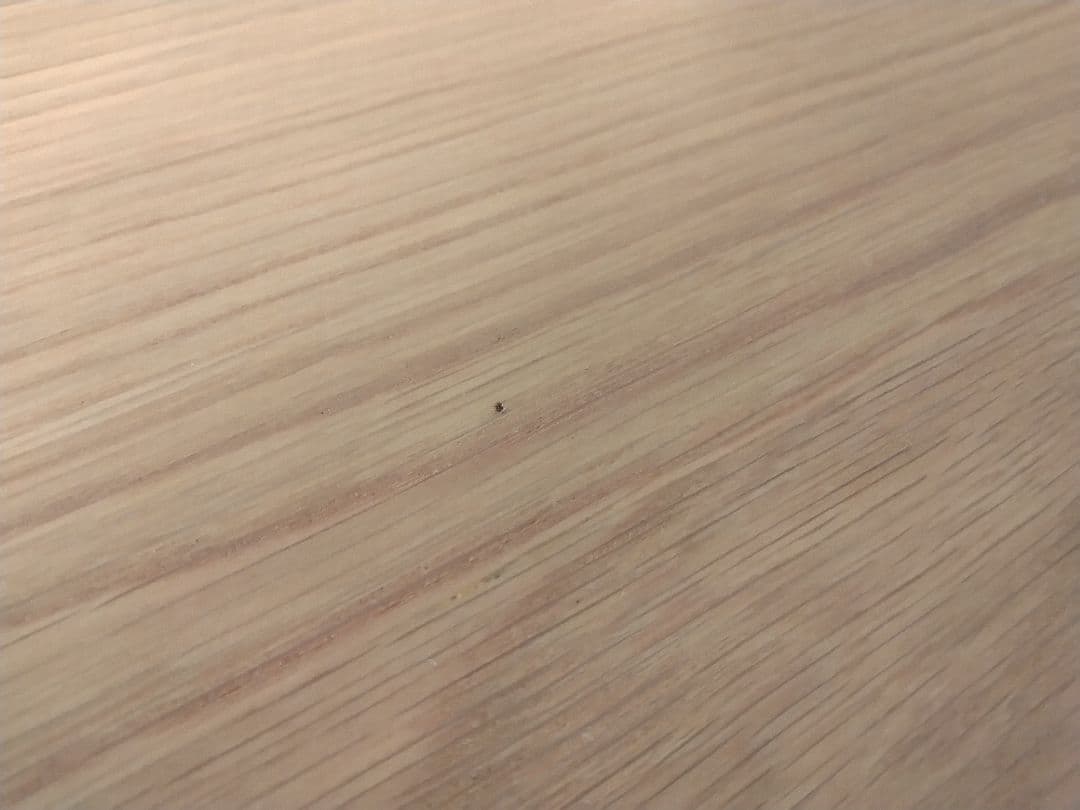 【すだ】MUJI/無印良品 無垢オーク材デスク110cm引出付/学習机