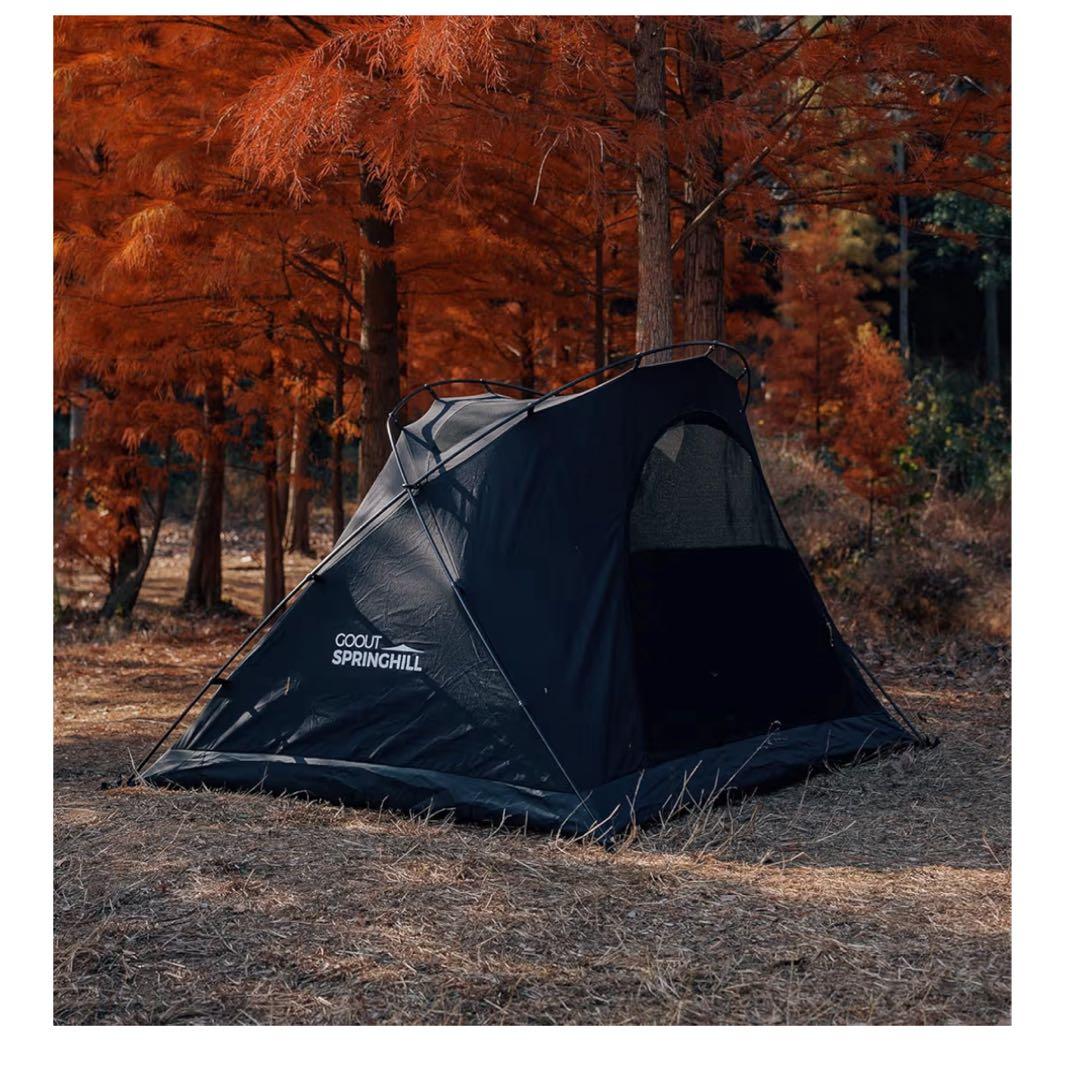 新品　springhill 天窓付き シェルターテント 2人用 ブラック