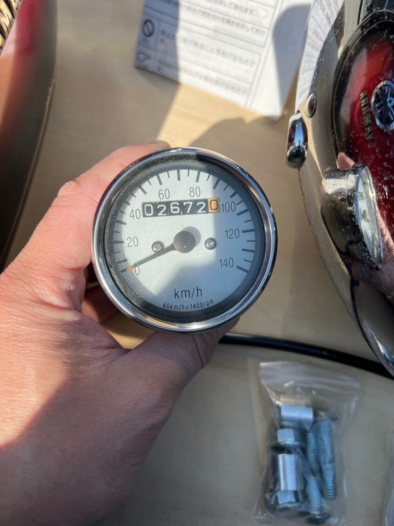 an10　送料込み！SR400用 限定サンバーストタンクとパーツ一式