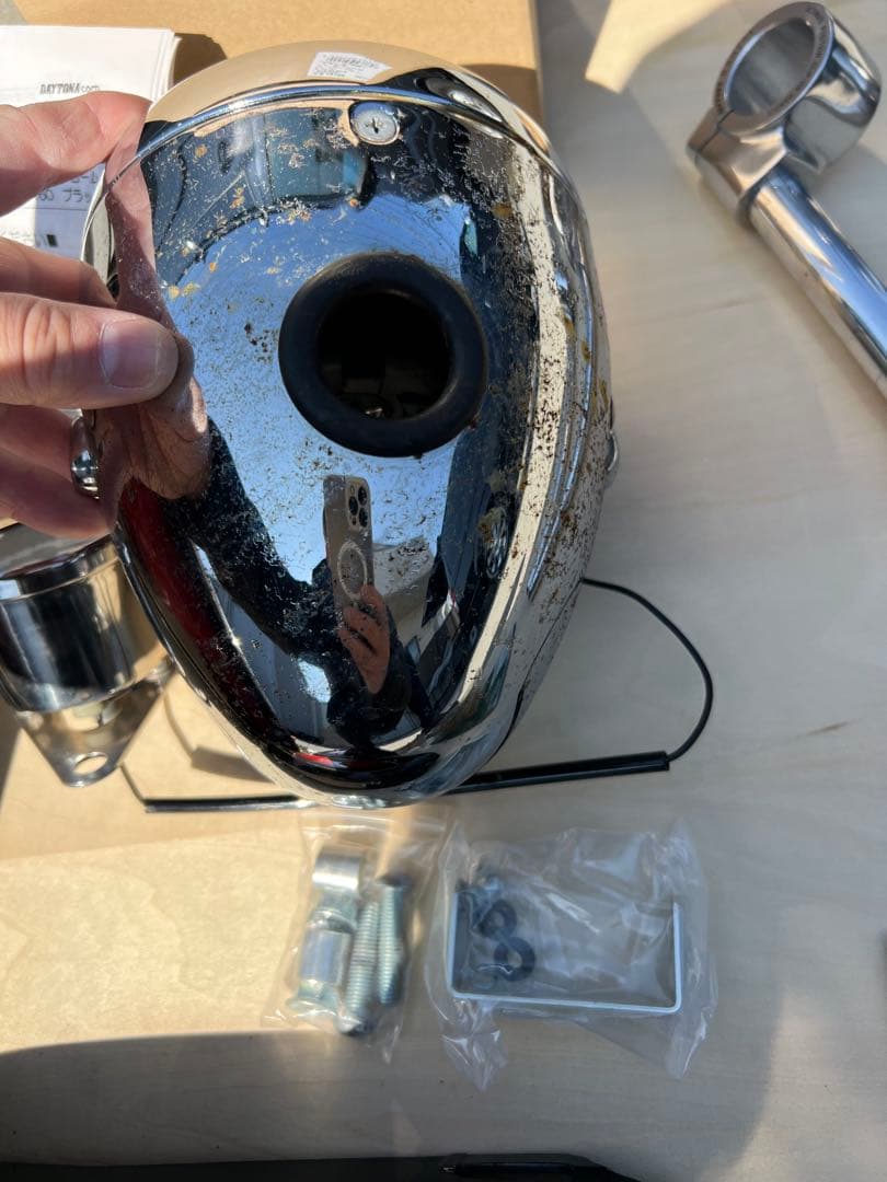 an10　送料込み！SR400用 限定サンバーストタンクとパーツ一式