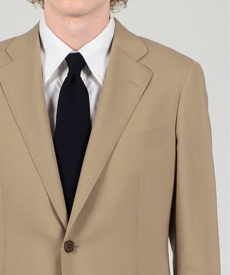 トゥモローランド ウールポリエステル シングルブレステッド2Bスーツ