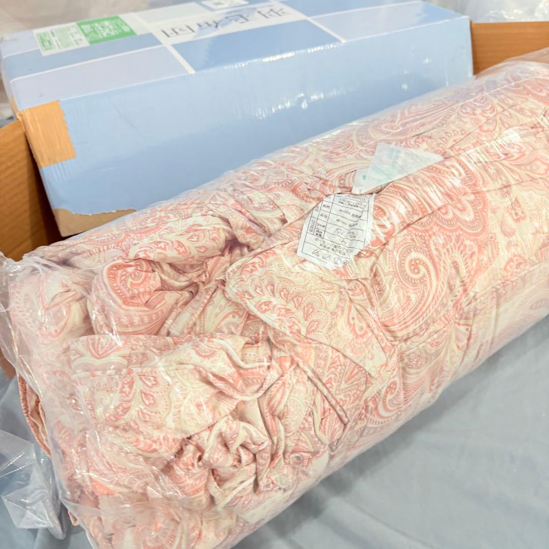 10新品未開封　羽毛布団　170x210cm セミダブル　掛け布団　100％羽毛
