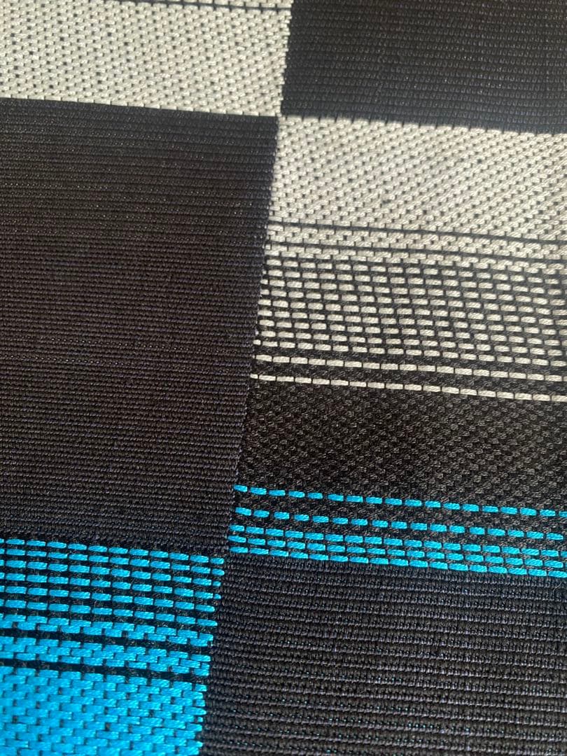 バレンタインSALE❣️八寸名古屋帯 青と黒 米沢