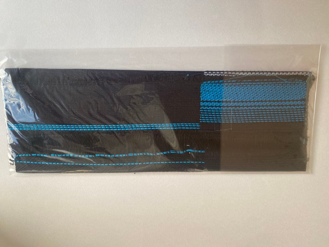 バレンタインSALE❣️八寸名古屋帯 青と黒 米沢