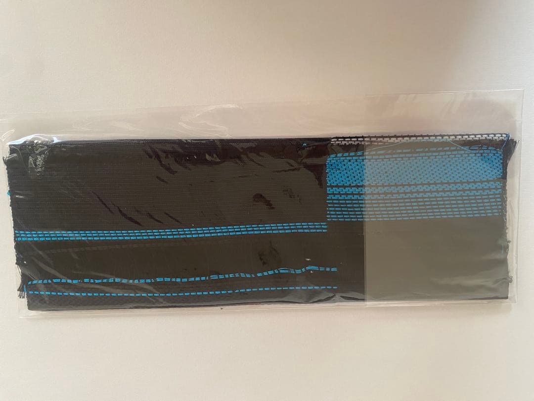 バレンタインSALE❣️八寸名古屋帯 青と黒 米沢