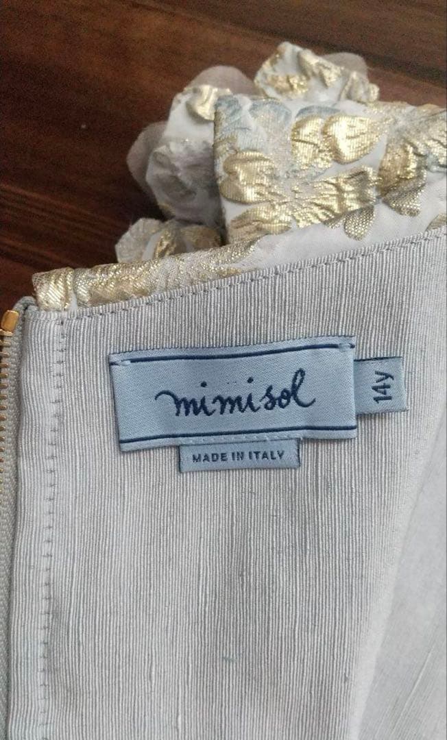 Mimisol ミミソル ドレスワンピース 14y イタリア製