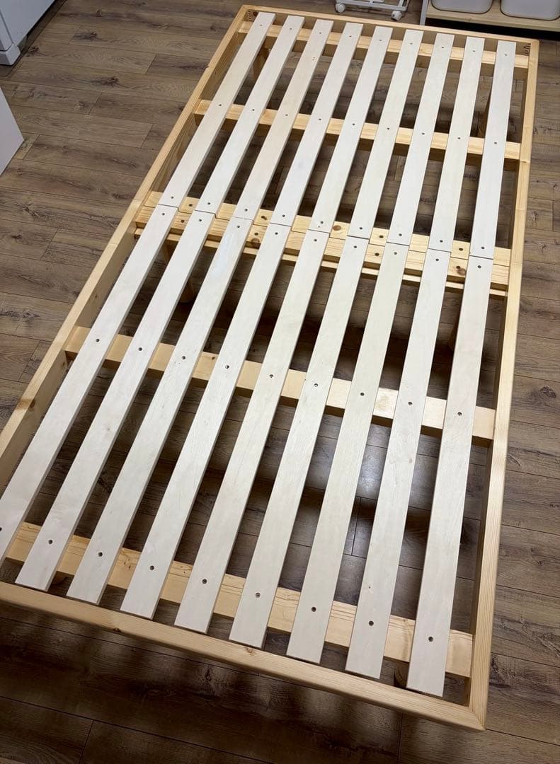 【ネルコ】すのこベッドフレーム　シングル