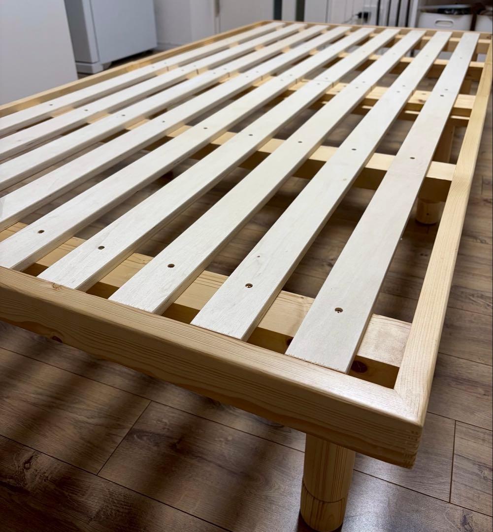 【ネルコ】すのこベッドフレーム　シングル