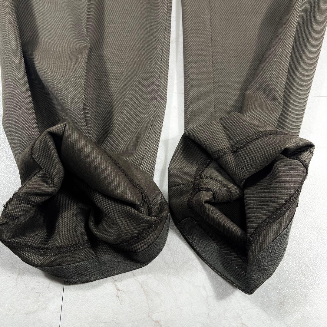 ✨未使用級 INCOTEX サイドアジャスター プリーツ スラックス パンツ