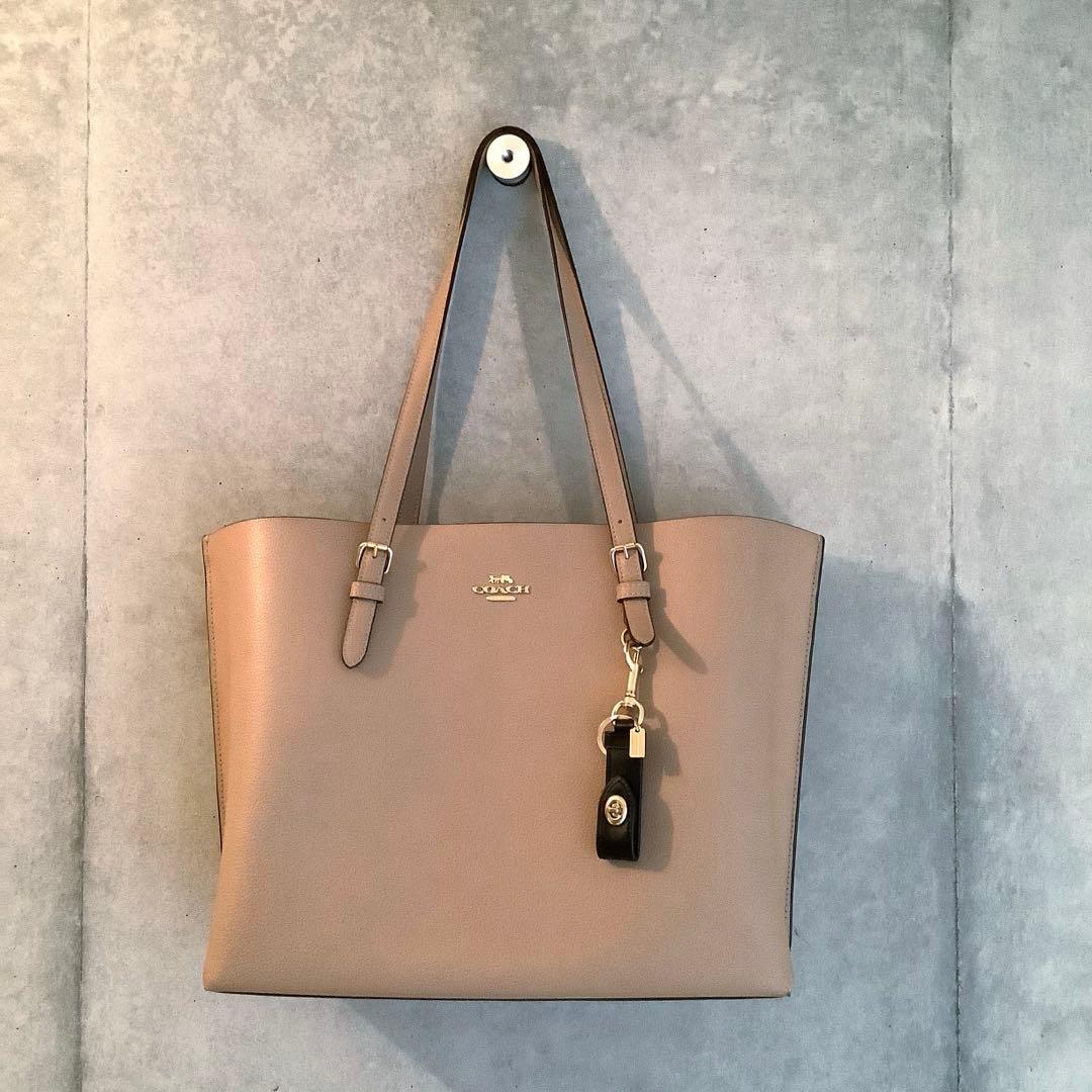 Coach ベージュ　トートバッグ