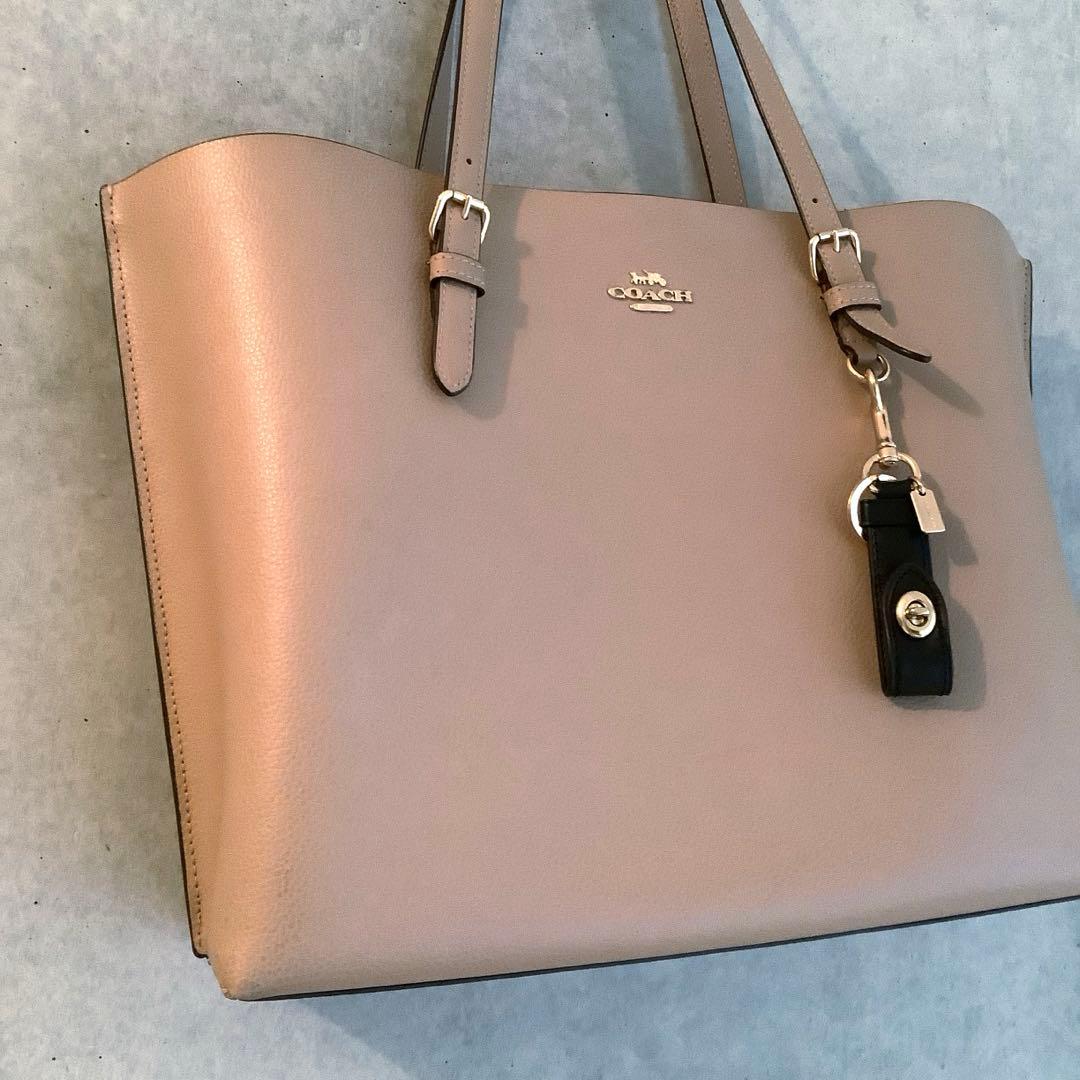 Coach ベージュ　トートバッグ
