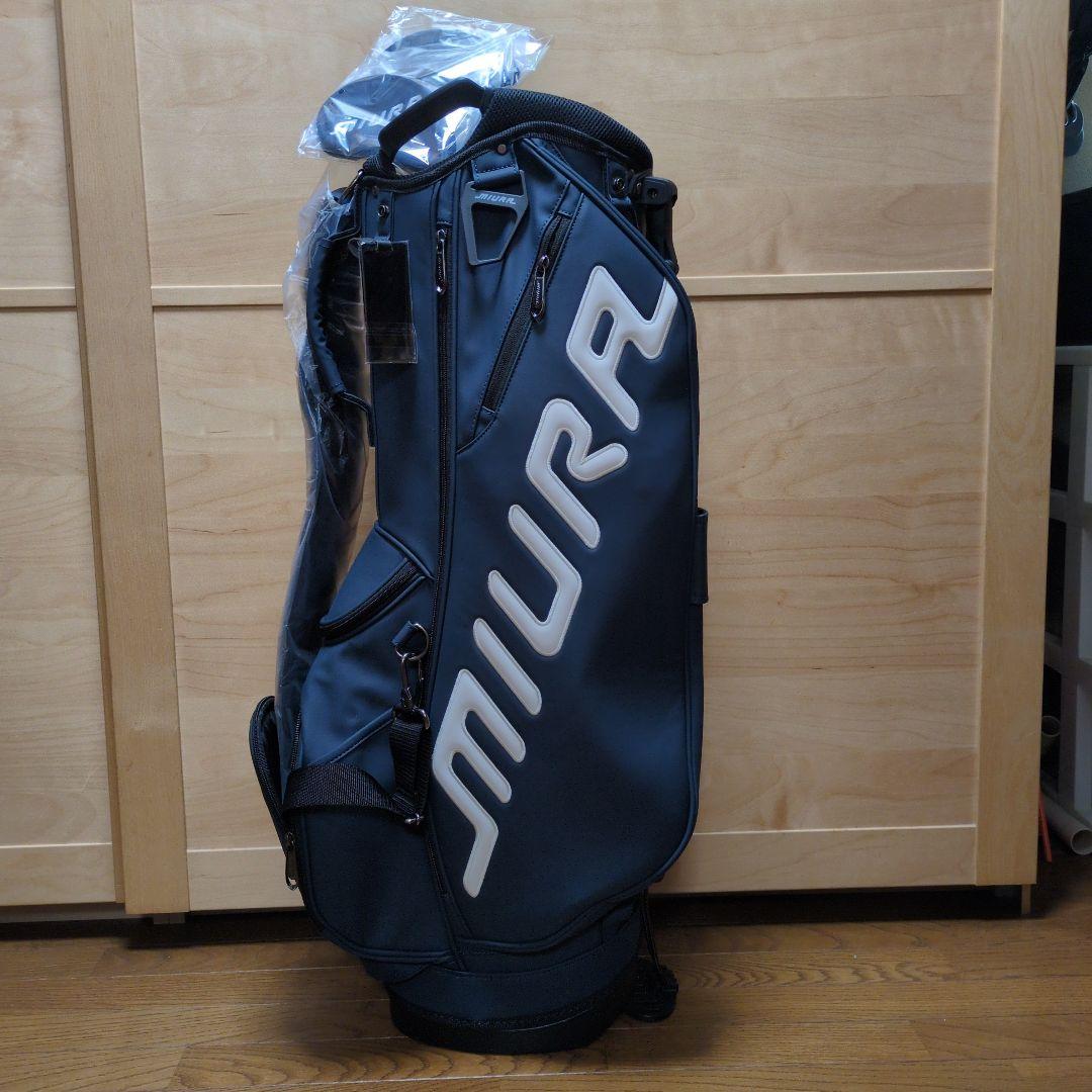 MIURA 三浦技研キャディバッグ 未使用ネイビーグレーアイアンカバーセット