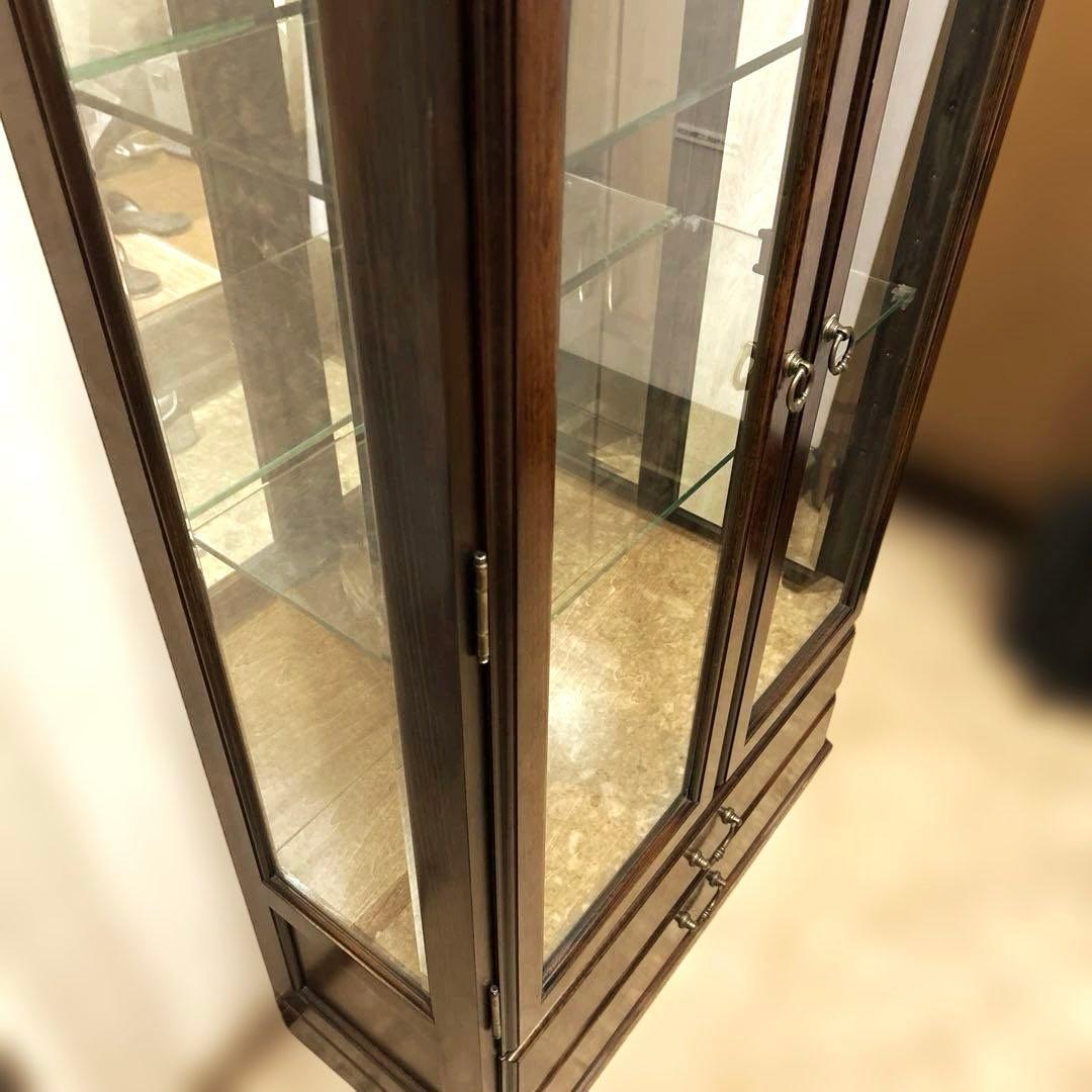 【美品】karimoku / カリモク キャビネット 飾り棚 コロニアル