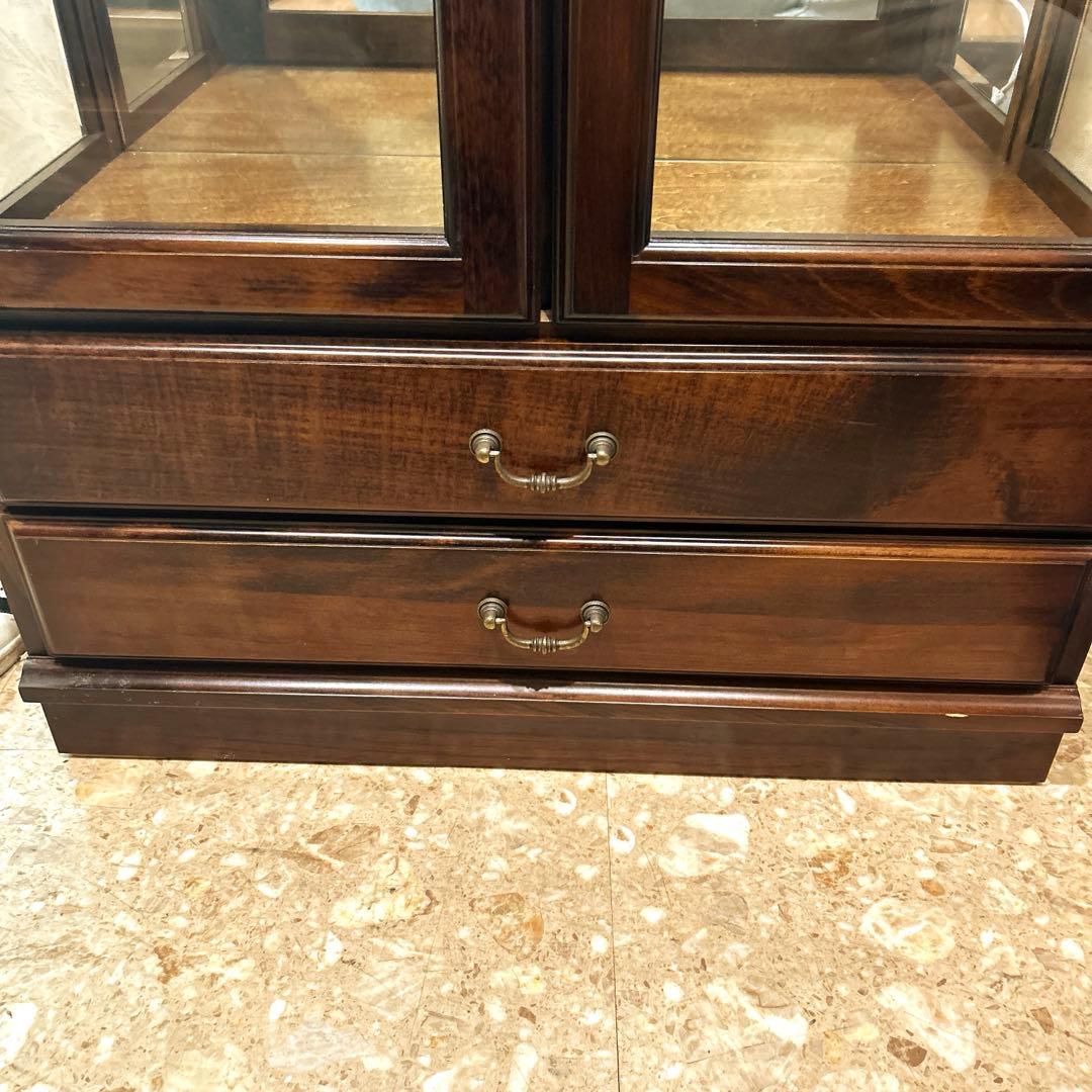 【美品】karimoku / カリモク キャビネット 飾り棚 コロニアル