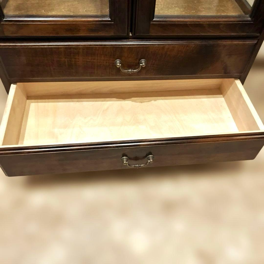 【美品】karimoku / カリモク キャビネット 飾り棚 コロニアル