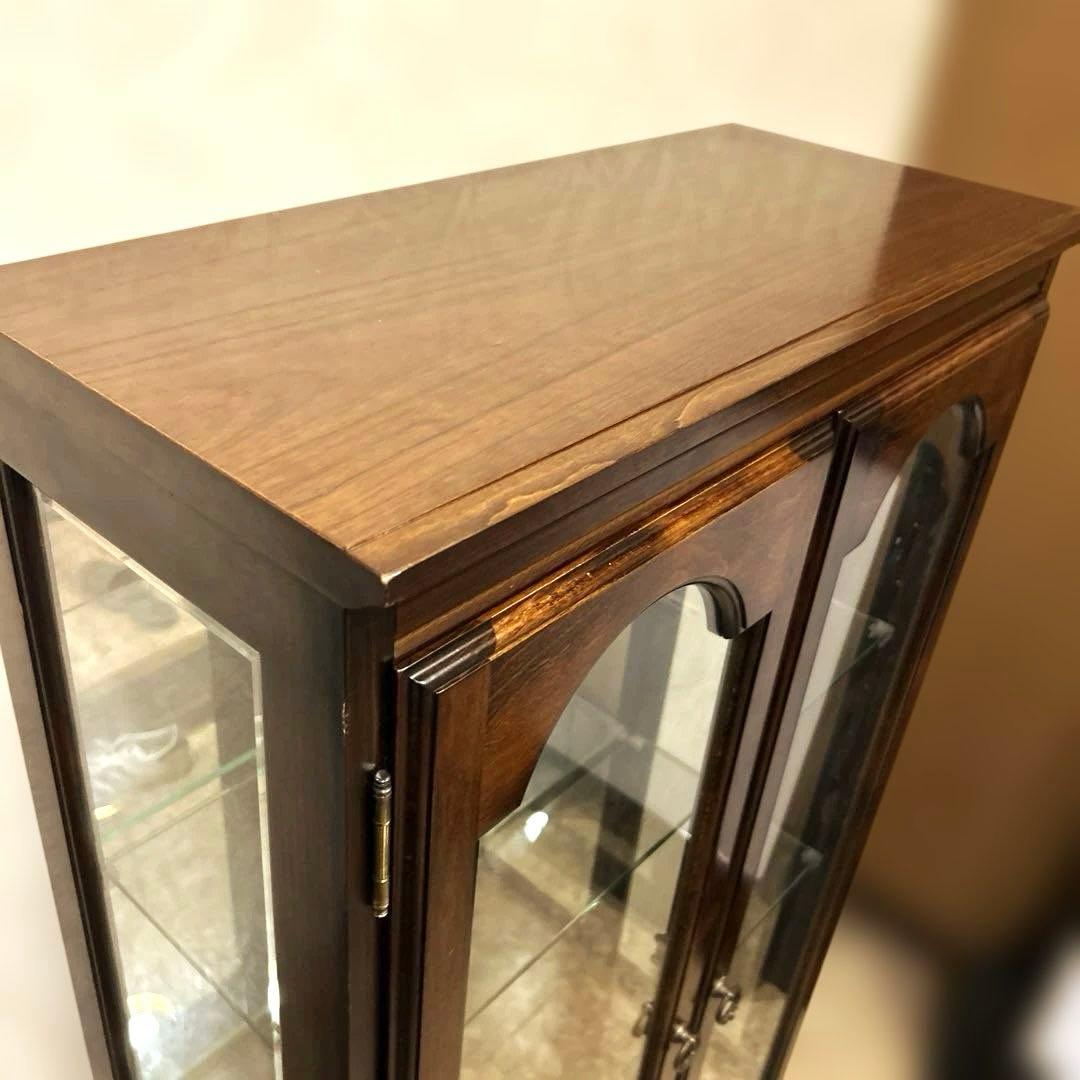 【美品】karimoku / カリモク キャビネット 飾り棚 コロニアル