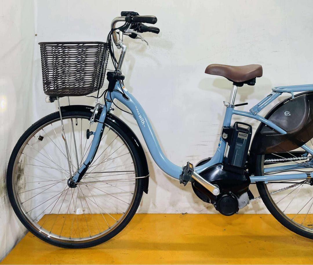 送料無料条件付きYAMAHAPAS with 26型電動アシスト自転車中古車