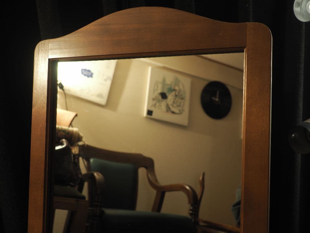 【値引中】ヴィンテージスタンドミラー