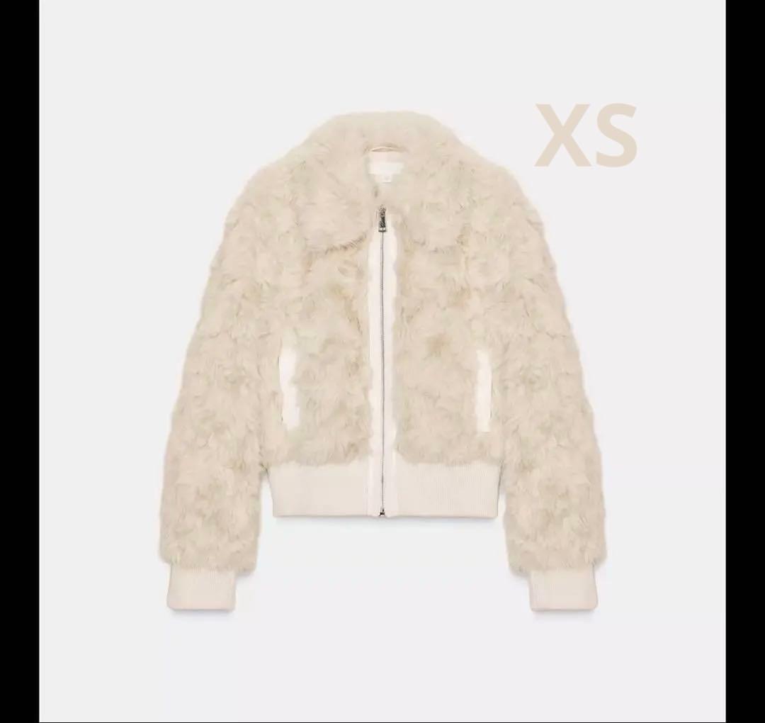 ZARA フェイクファーボンバージャケット