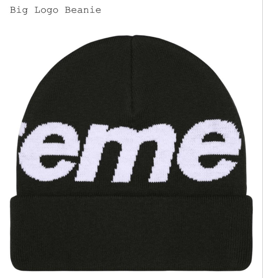 【新品】 Supreme 25FW Big Logo Beanie 黒