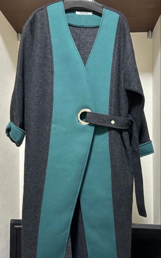 【新品 未使用】RADIATE ラディエイト　バイカラーロングコート