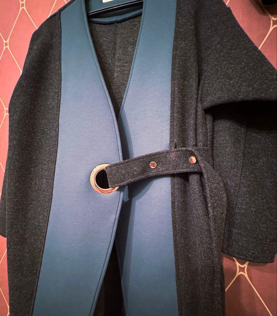 【新品 未使用】RADIATE ラディエイト　バイカラーロングコート