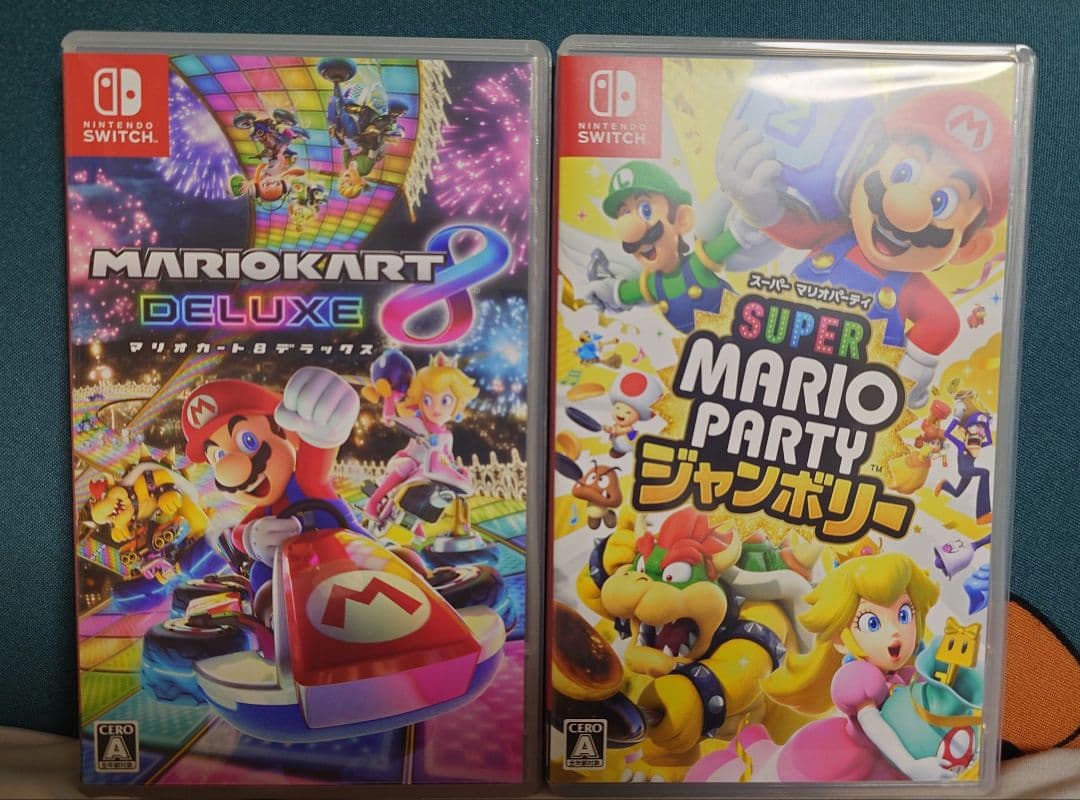 スーパーマリオパーティジャンボリー　 マリオカート8デラックス　2点セット