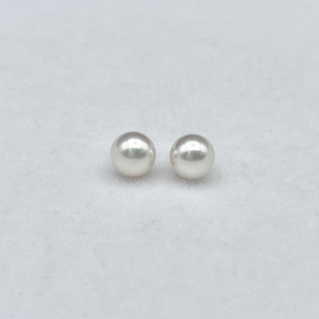 アコヤ真珠 花珠 真珠総合研究所鑑別書 約8-8.5 ネックレス ピアス