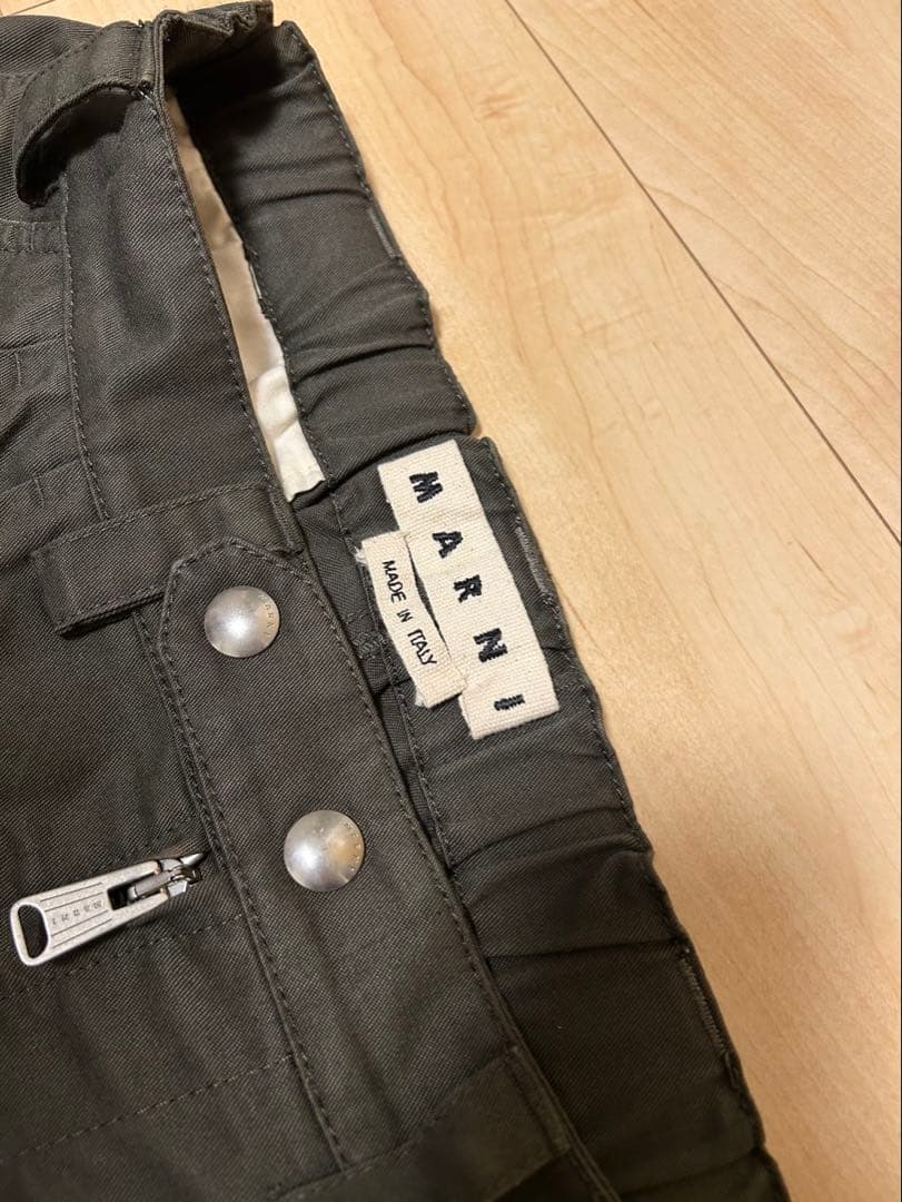 MARNI(マルニ) カーゴパンツ　ワークパンツ　付属ベルト付き　イタリア製