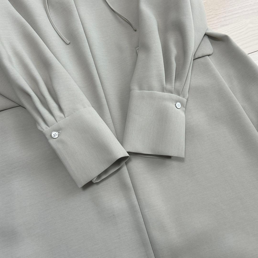 IENA ＆NAVY スキッパーフレアワンピース　2025SS 36サイズ