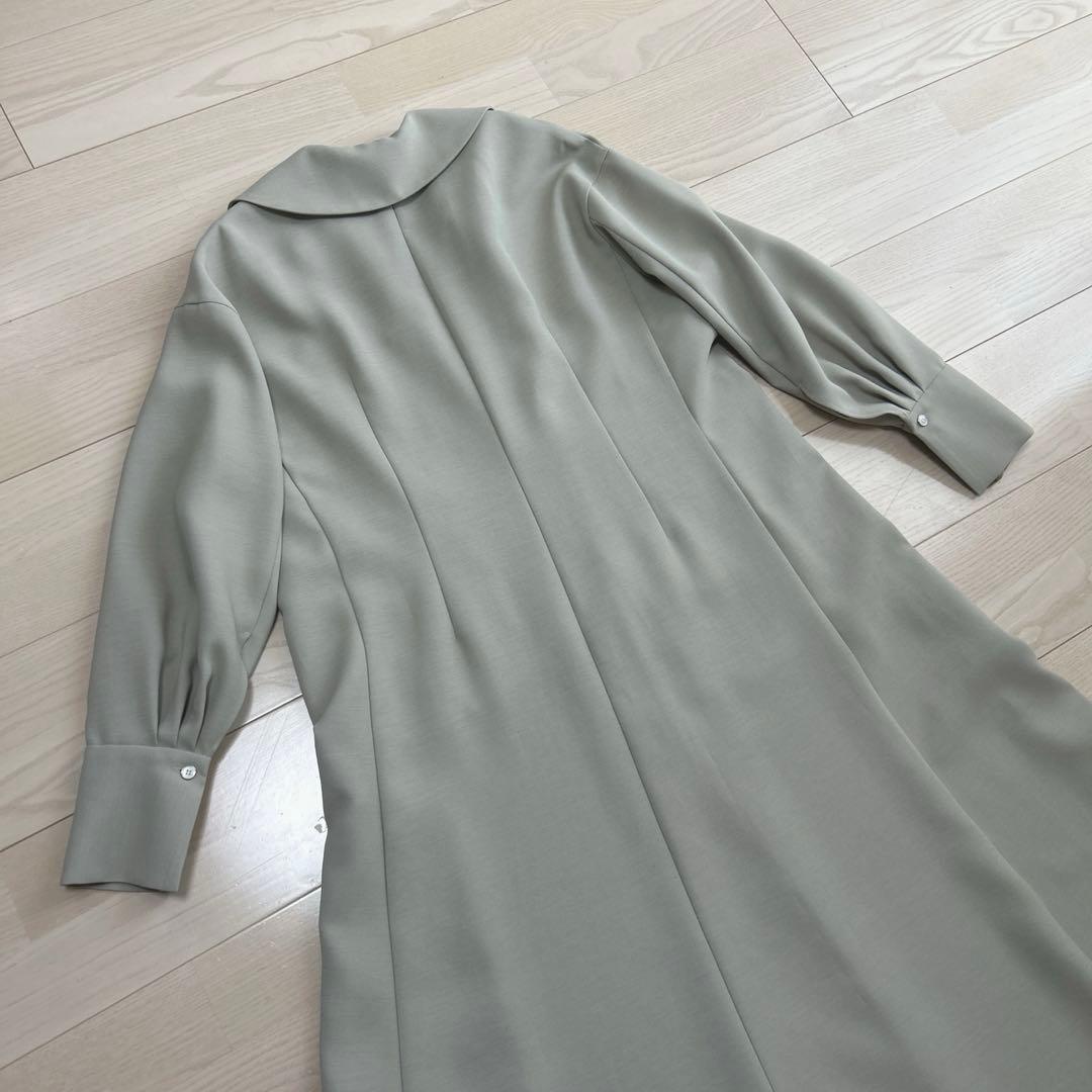 IENA ＆NAVY スキッパーフレアワンピース　2025SS 36サイズ