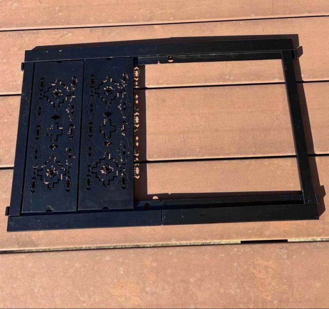 802products アウトドアテーブル フレーム 真鍮天板　peak