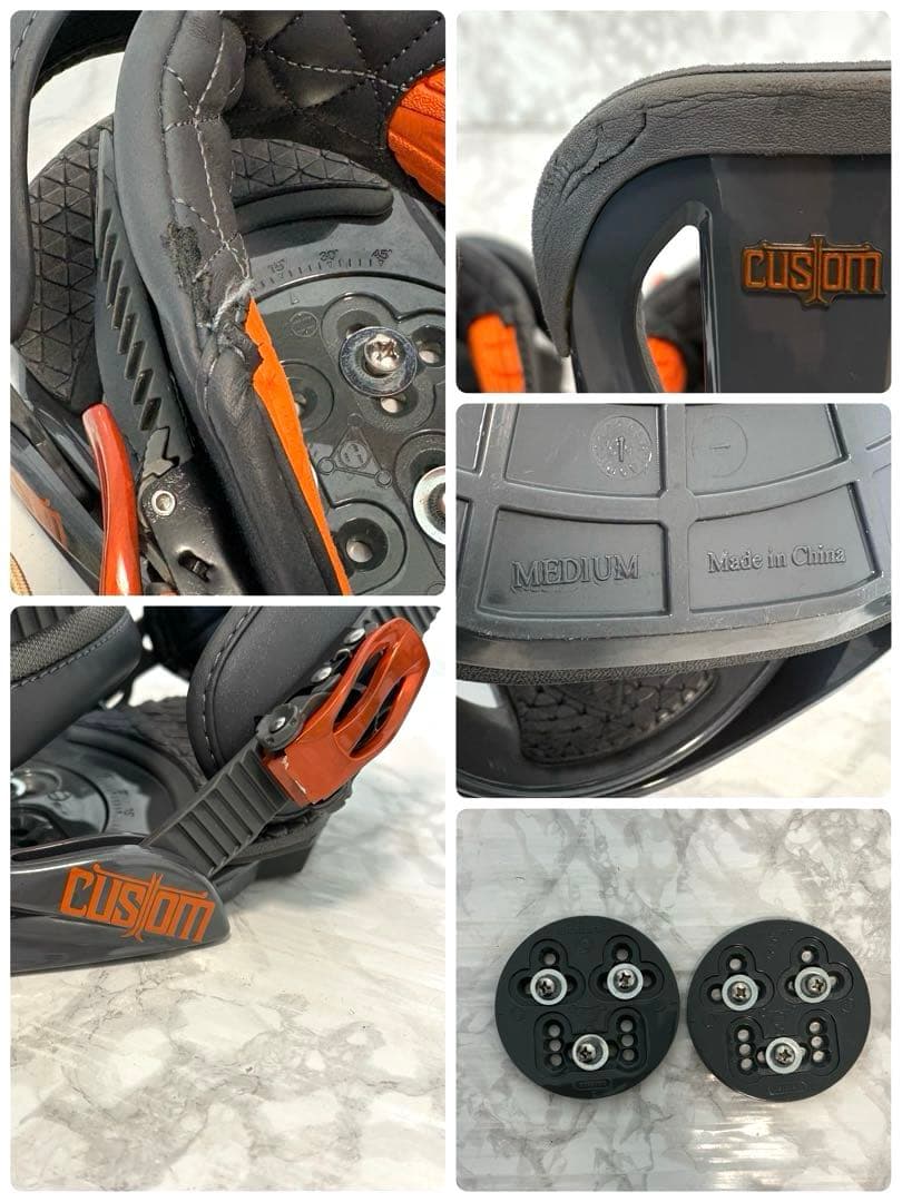 【良品】 バートン デュース 155cm メンズ スノーボード2点 カスタム M