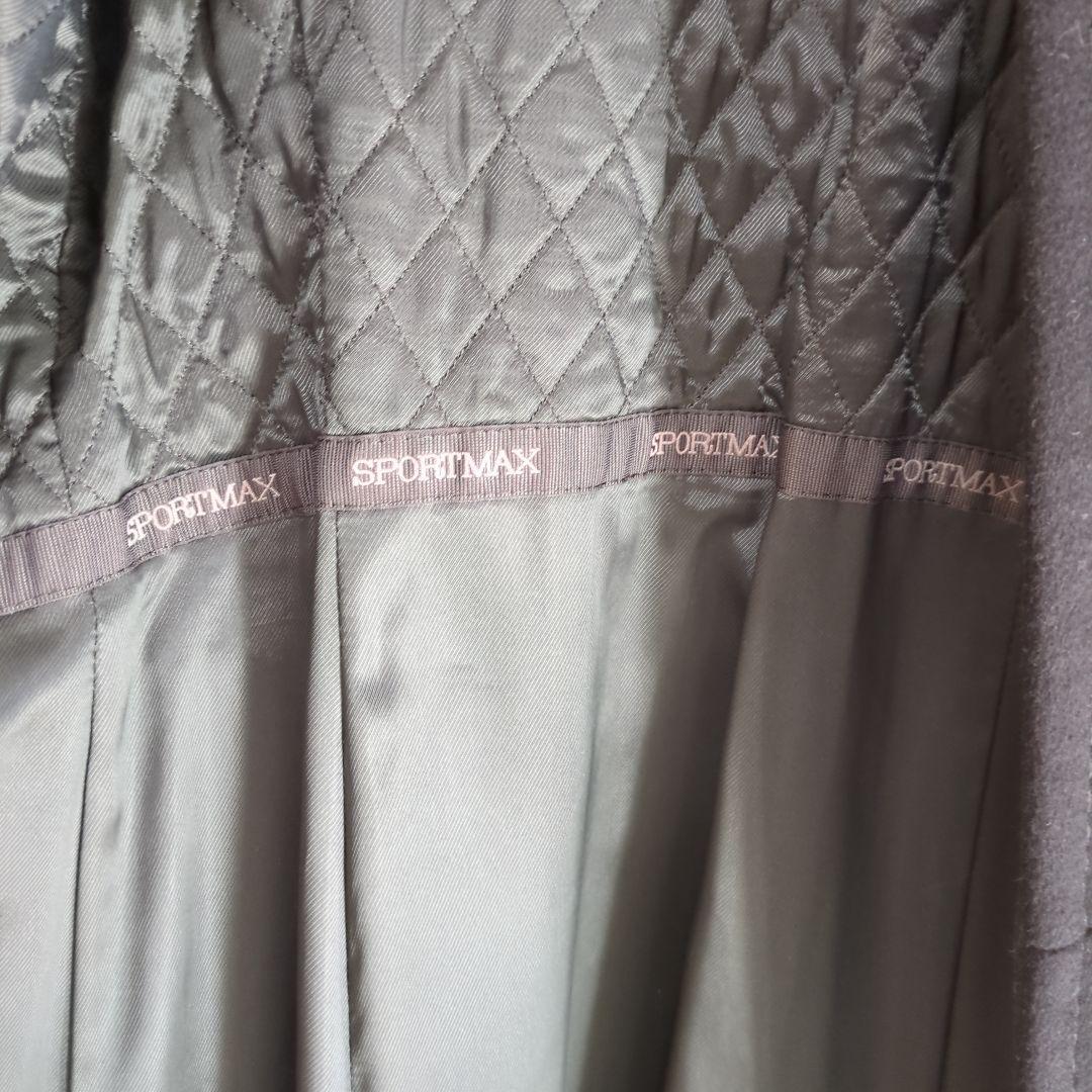 SPORTMAX 黒 ロングコート Made in Italy