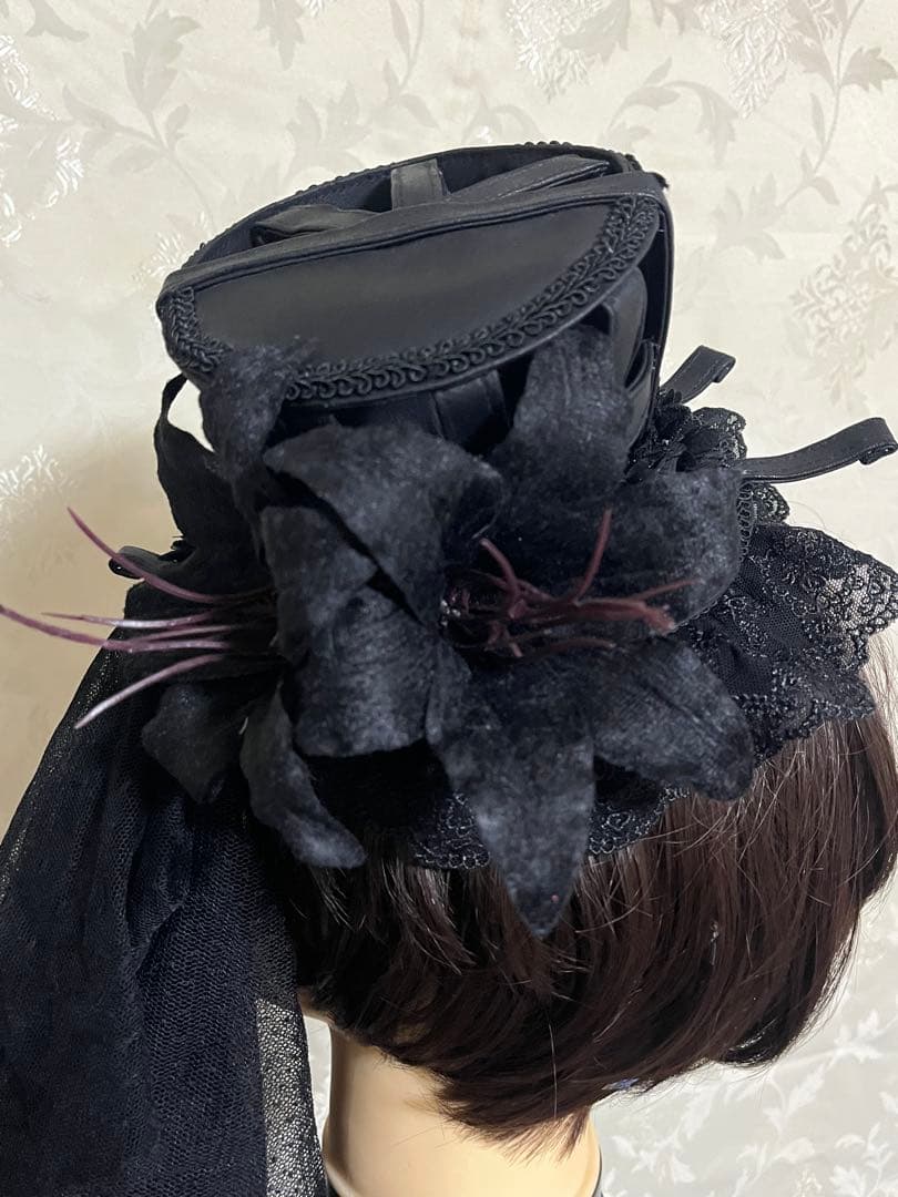 ロリータ ハット ミニハット 帽子 ゴシック