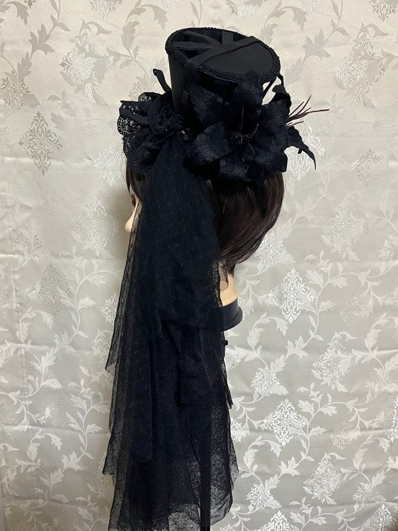 ロリータ ハット ミニハット 帽子 ゴシック