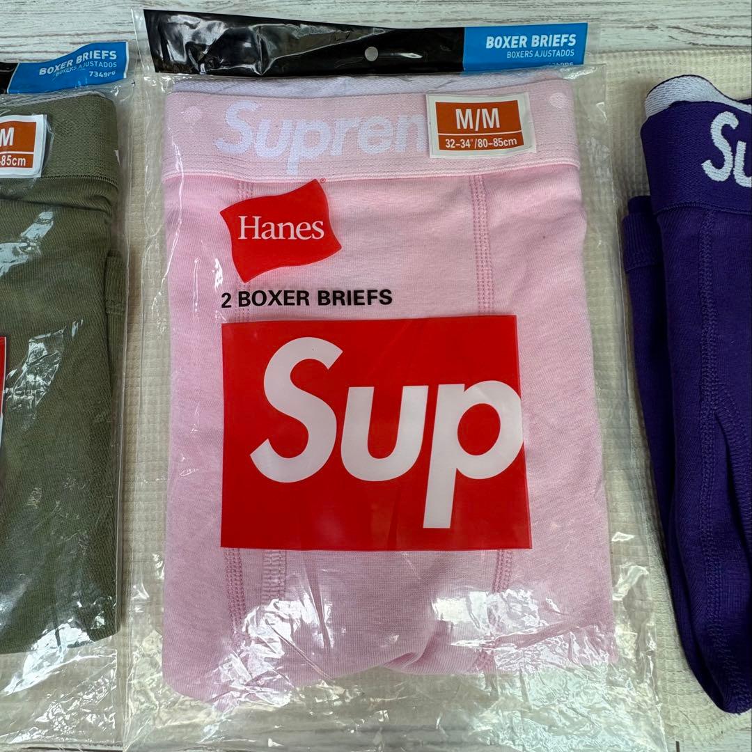 Supreme ボクサーブリーフ 3枚　Mサイズ
