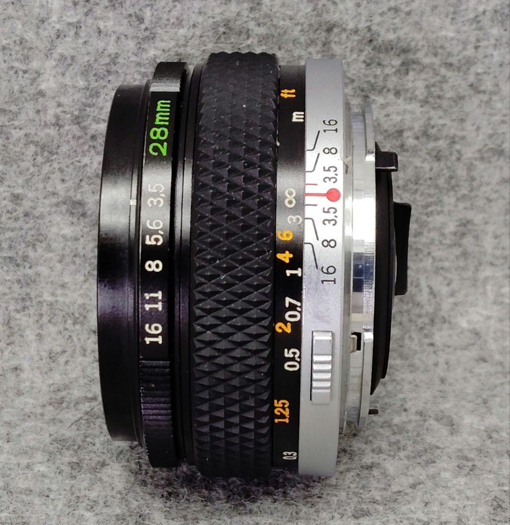 レンズ(単焦点) OLYMPUS OM G.ZUIKO AUTO-W 28mm F3.5